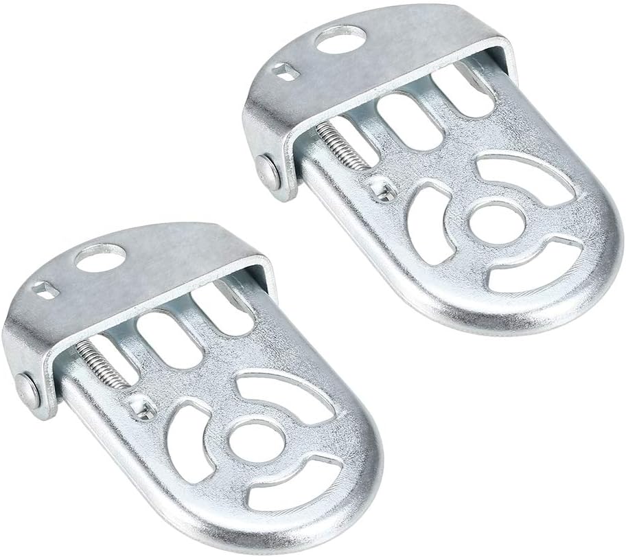 Lixada 1 Pair Bicycle Folding Foot Rest for Kids Bike Rear Seat Safety Footrest Foot Plates Pedals