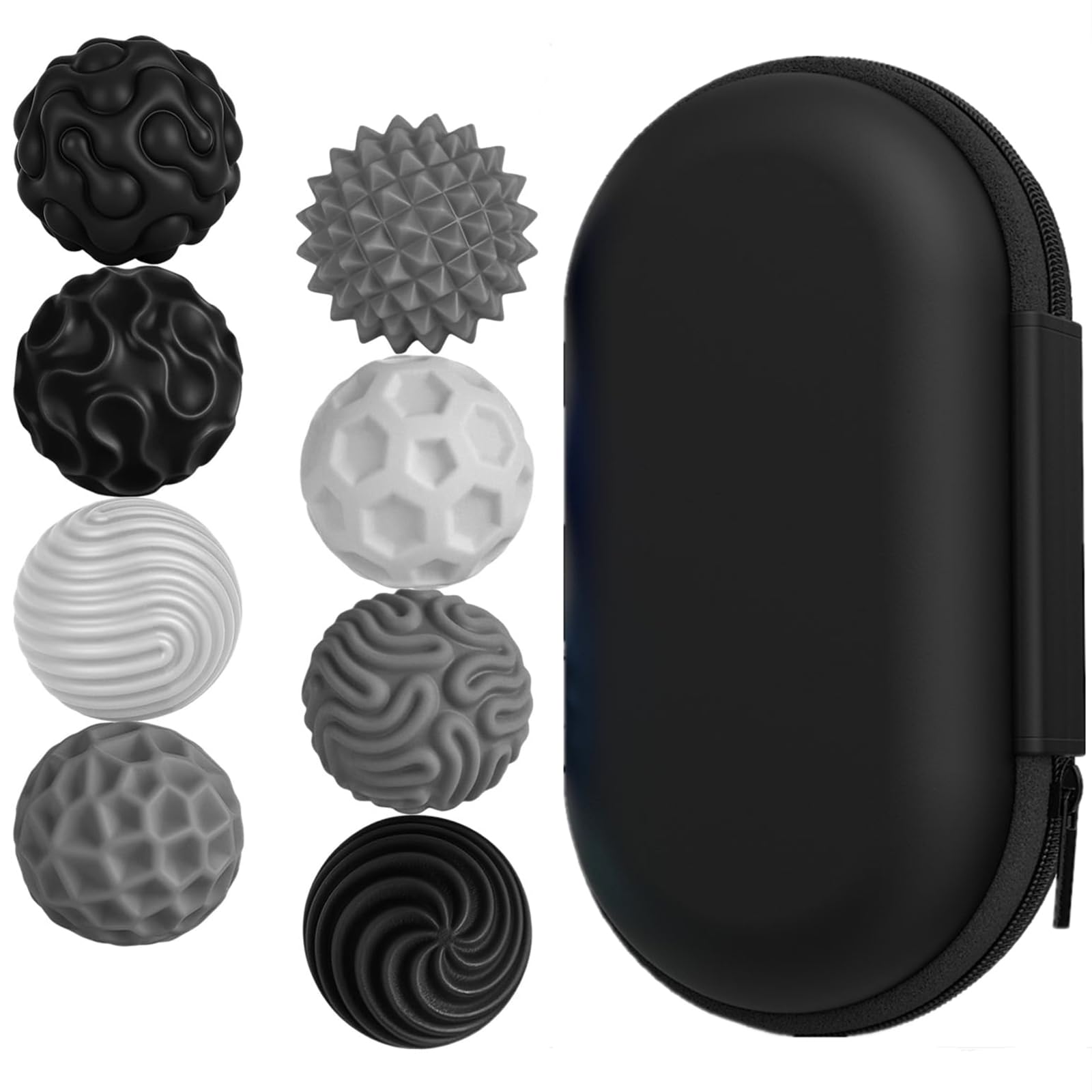 Donboly Magnetic Balls Fidget Toys, Sensory Fidgets for Adults, Stress Relief Desk Toys, Office Magnetic Ball Set (Gray) — image 1