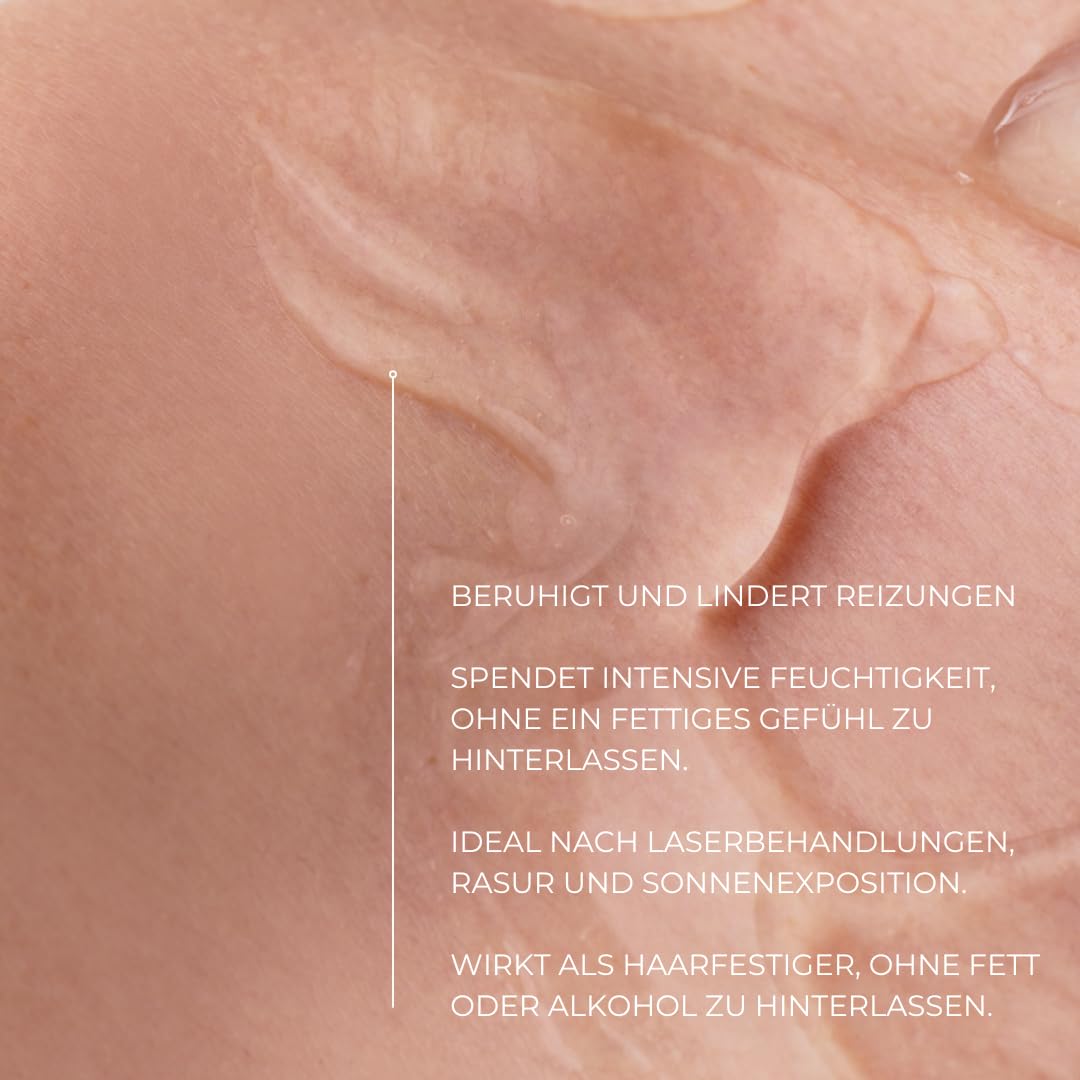 FARMA DORSCH - Aloe Gel | Vielseitig einsetzbares, feuchtigkeitsspendendes und beruhigendes Gel für Gesicht, Körper und Haare | Bio-Aloe Vera