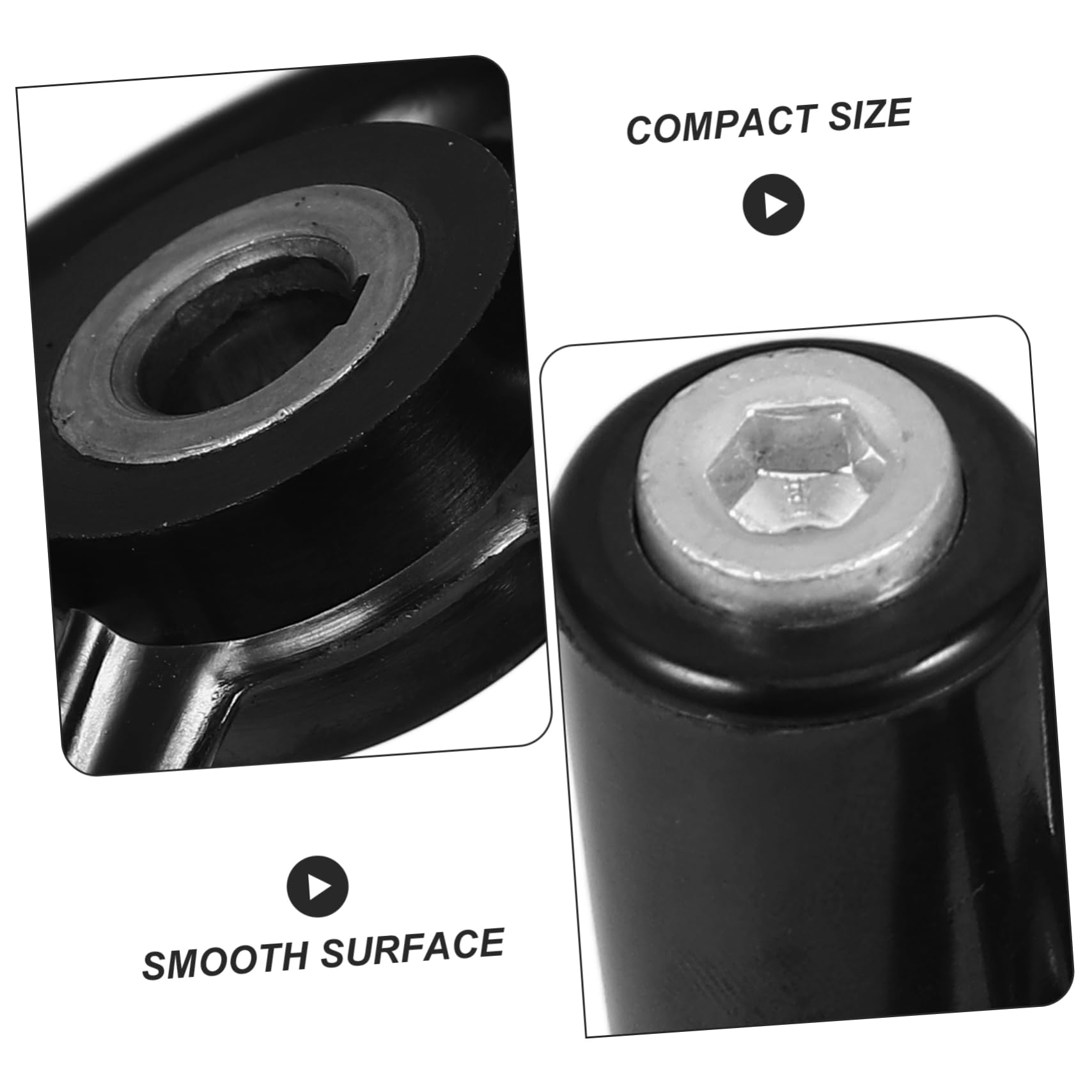 ULTECHNOVO 4pièces Roue À Main Ronde Bakélite Avec Poignée Manivelle À Trois Rayons Pour Machines-outils Applications Mécaniques Accessoire Outil De Fraisage