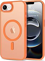 Vista 121 de Anuck - Funda magnética para iPhone 11 compatible con MagSafe, carcasa trasera mate translúcida dura, borde de TPU, delgada, resistente a impactos