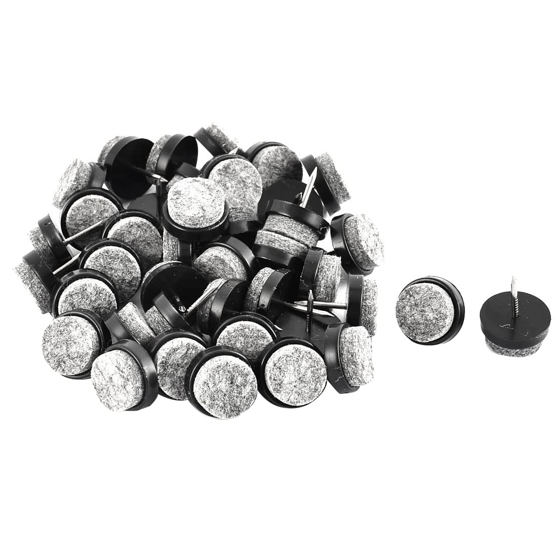 Furniture Table Leg Floor Felt Pad Skid Nail Protectors 18mm Dia 30pcs id 1d6 a37 CDB 364 922