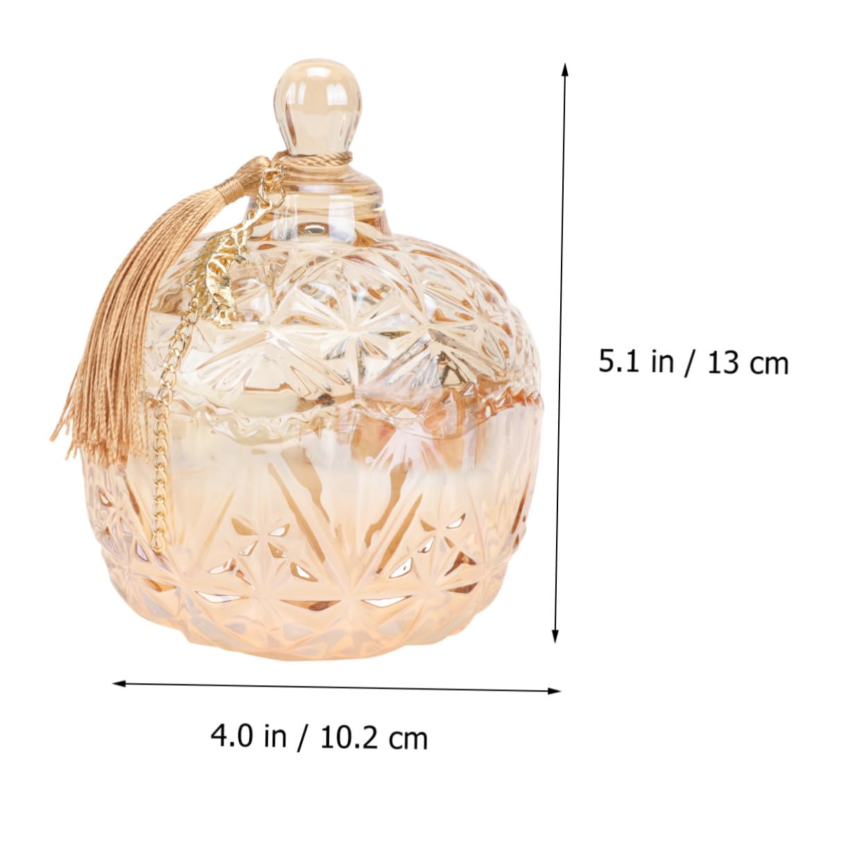 TOYANDONA Candela Profumata in Cera di Soia Rosa, Elegante senza Fumo per Atmosfera Romantica, Decorazione Delicata e Aromaterapia Domestica,