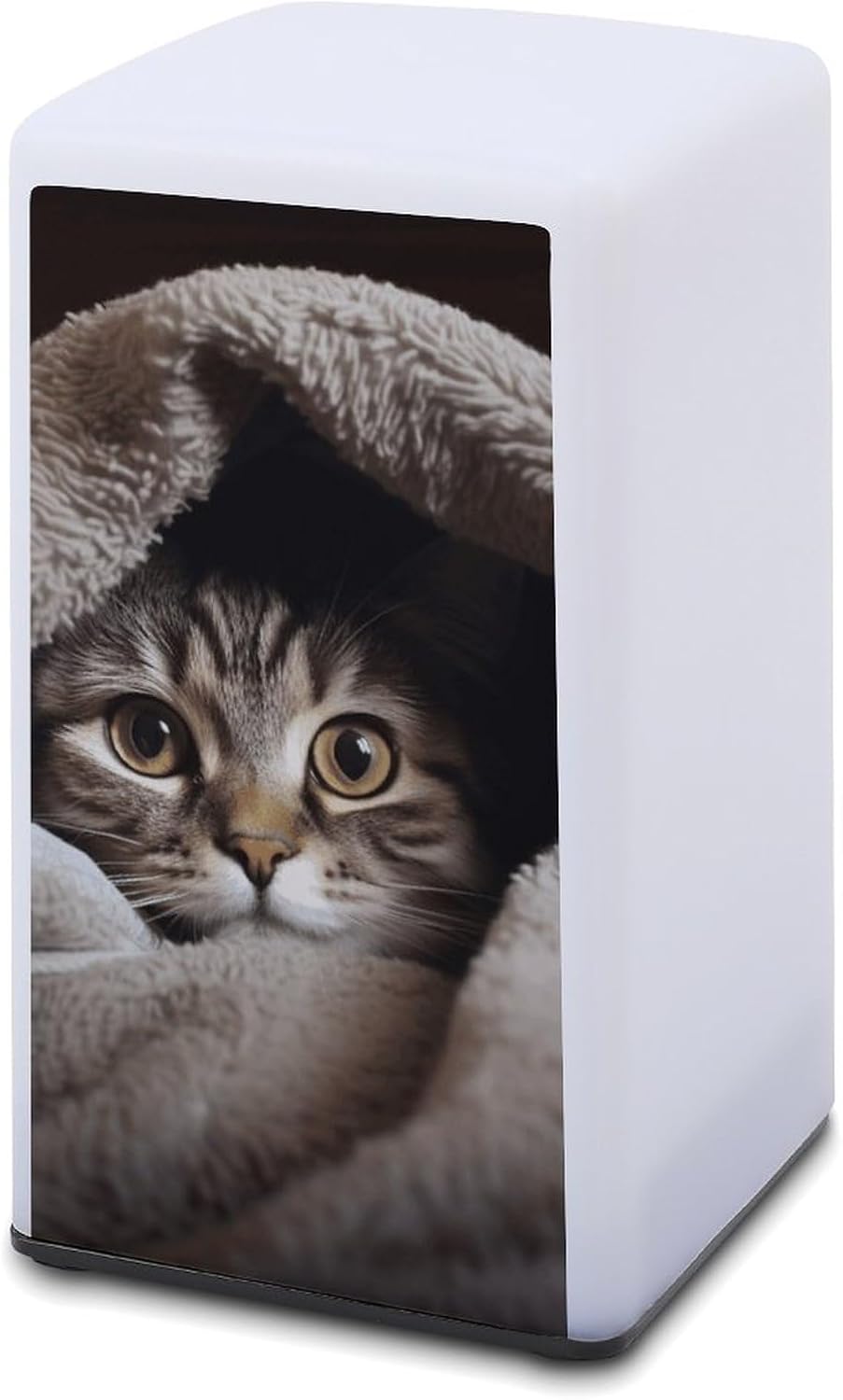 Desk Lamp for Office Home Dimmable Small Desk Lamp Cat Under Blanket Battery Operated Lamp for Reading Study Work