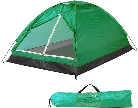 Dome Tents Camping Tent, Lightweight Backpacking Tents, Lightweight 2 Person Tent,For Hiking Backyard Double Layer, Easy Setup, Ventilation SystemGreen