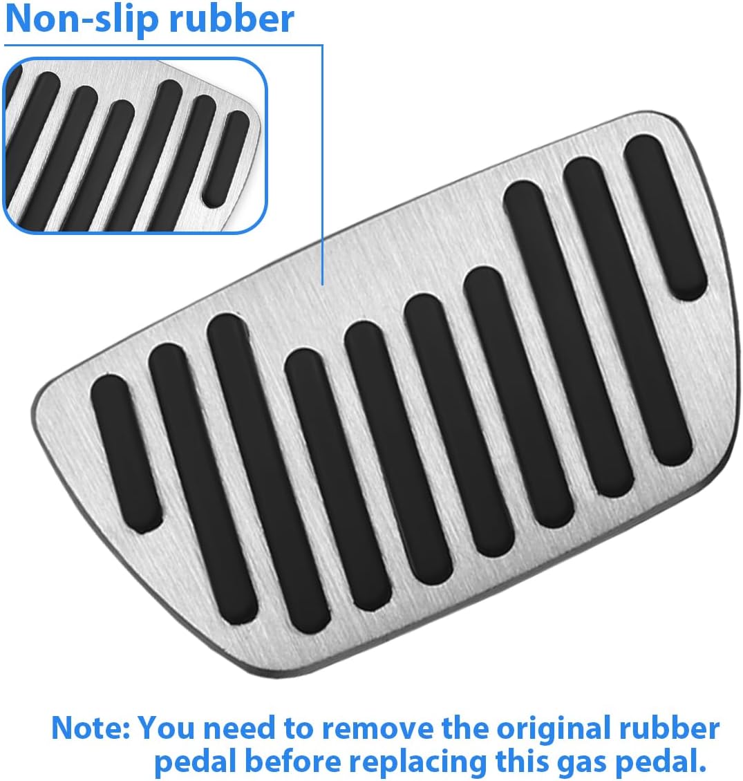 Gas Brake Accelerator Foot Pedal Cover Compatible for Toyota Camry Accessories 2018 2019 2020 2021, for RAV4 Gas Pedal 2019 2020 2021, Compatible for Lexus ES LS 2019-2021 Accessory