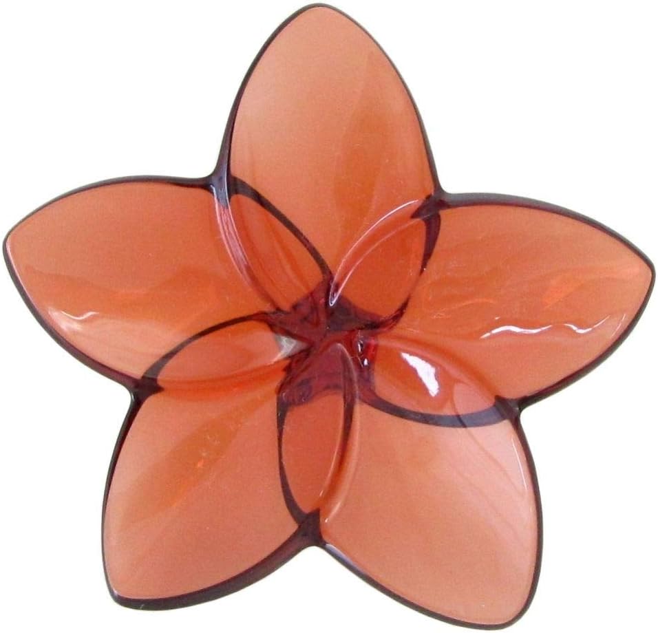 Baccarat Crystal Bloom Flower - Mahogany