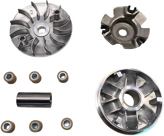 CLEO GY6 150cc Clutch Set - Includes Clutch Assembly & Variator Assembly with 835 Gates Belt, Fits GY6 125cc 150cc 4-Stroke Engine Scooters ATVs TaoTao Roketa Sunl
