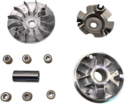 CLEO GY6 150cc Clutch Set - Includes Clutch Assembly & Variator Assembly with 835 Gates Belt, Fits GY6 125cc 150cc 4-Stroke Engine Scooters ATVs TaoTao Roketa Sunl