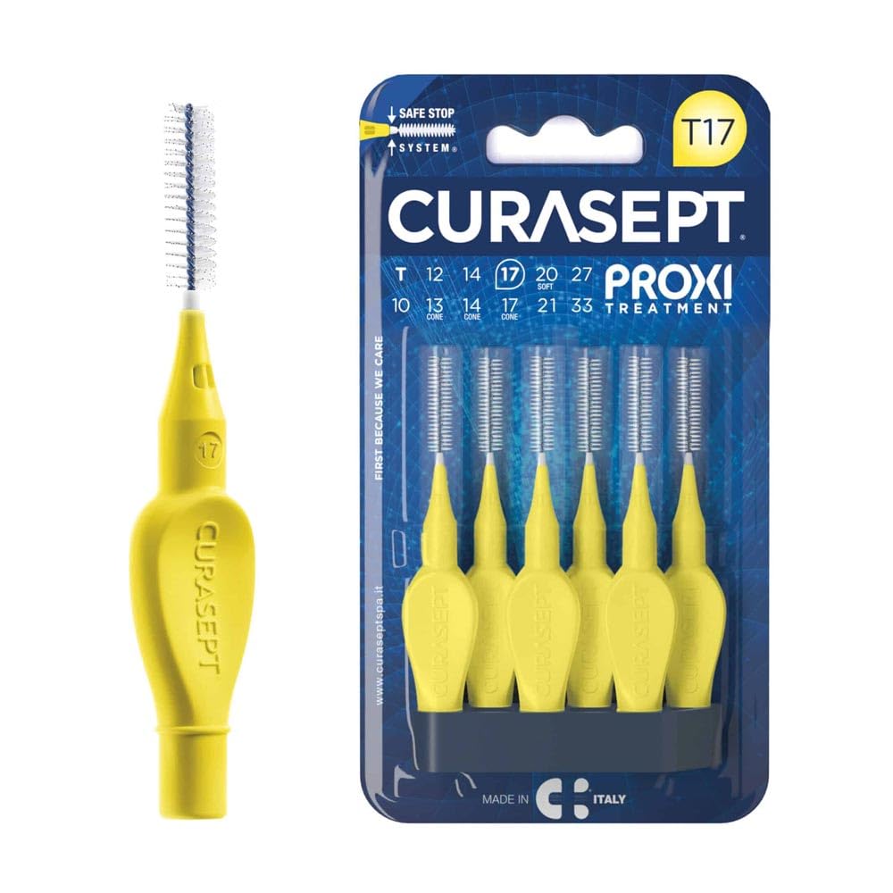 Curasept - Curasept Proxi T17 Giallo per Pulizia Interdentale Blister 6 Pezzi - 983754021