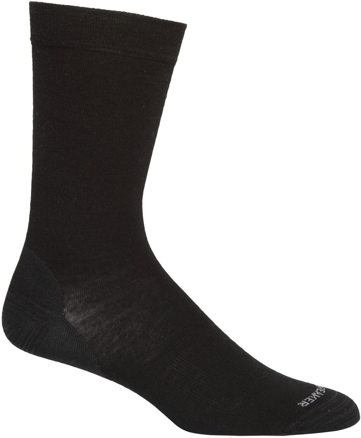 Icebreaker Merino Lifestyle Fine Gauge Crew Socks - Man - Black - Size LXL