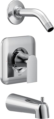Moen Genta LX Chrome Posi-Temp One-Handle Tub/Shower Trim Valve Without Showerhead, T2473NH