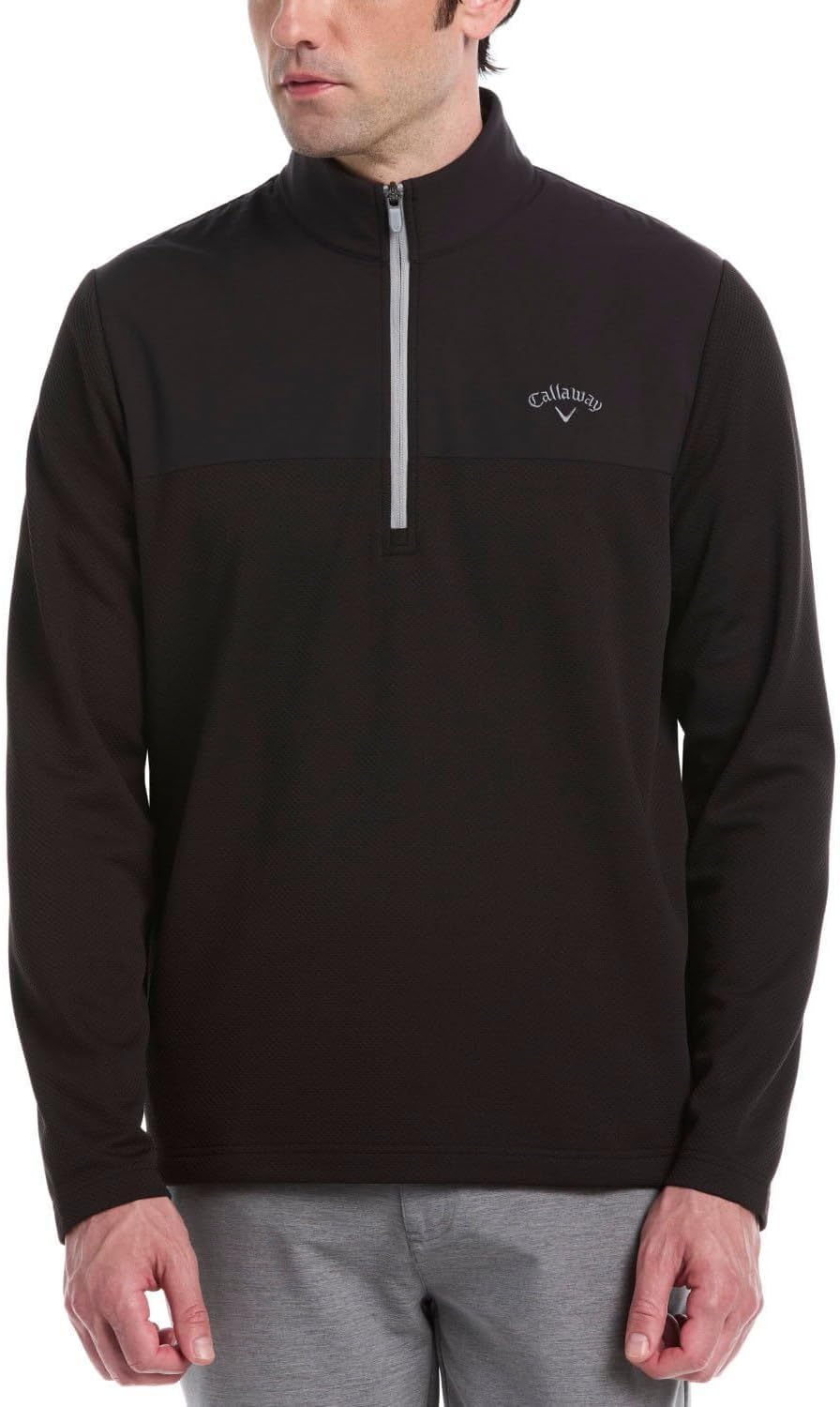 Quarter Zip Pullover Men Sweater, UPF 50 Sun Protection Long Sleeve Golf Pullovers for Men, Going Out Tops
