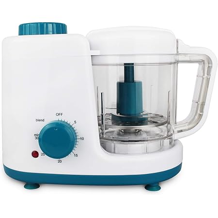Leogreen Cuiseur A Vapeur Et Mixeur Pour Bebe Appareil Pour Le Repas Du Bebe Blanc Bleu Fonctions 2 En 1 Cuiseur Vapeur Et Melangeur Tension Electrique 2 240v Amazon Fr Bebes Puericulture