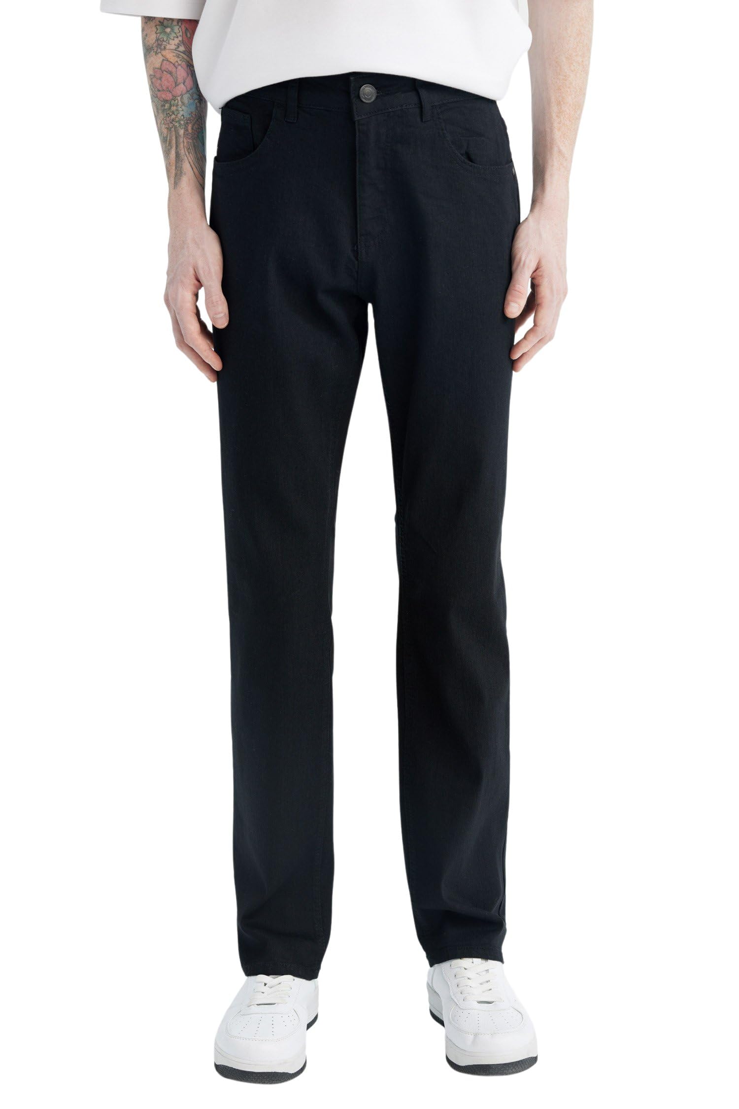 Erkek Sergio Regular Fit Normal Bel Boru Paça Jean Pantolon
