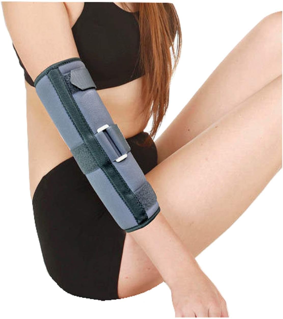 Samson Orthotics Lightweight Breathable Anatomically Shaped Arm Immobilizer Brace Elbow Splint Support for Dislocation, Fracture, Sprains and Broken Arm (Medium, 9-10 Inch)