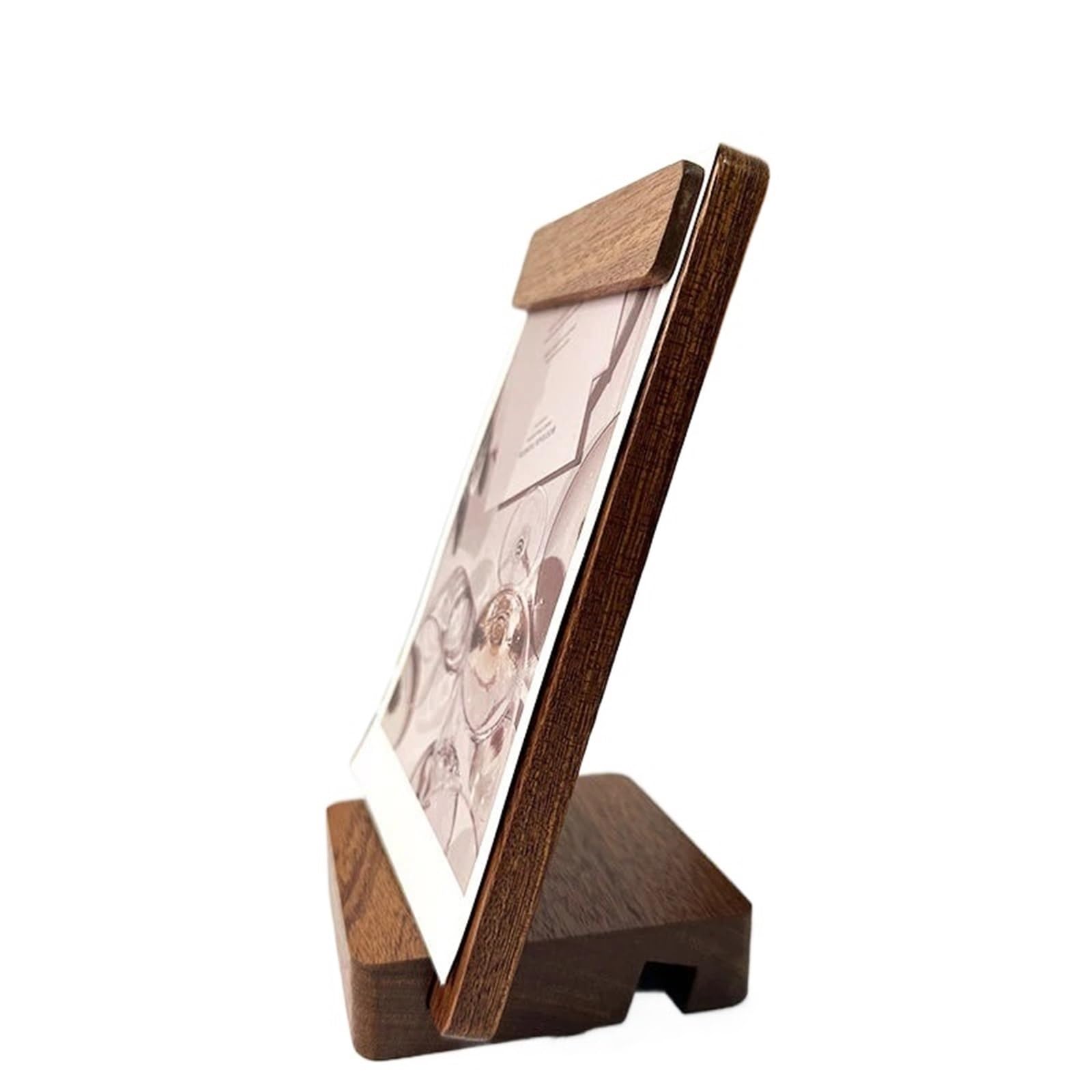 Klemmbrett aus Holz Massivholz Klemmmappe für A4 Schreibblock, Vintage Design, ideal für Café und Restaurant-Menüs, langlebig und stilvoll