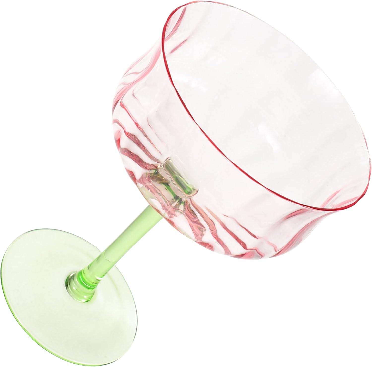 GLEAVI 3pcs Cool Cocktail Glasses Margarita Party Cups Decorative Wine Goblets for Barware