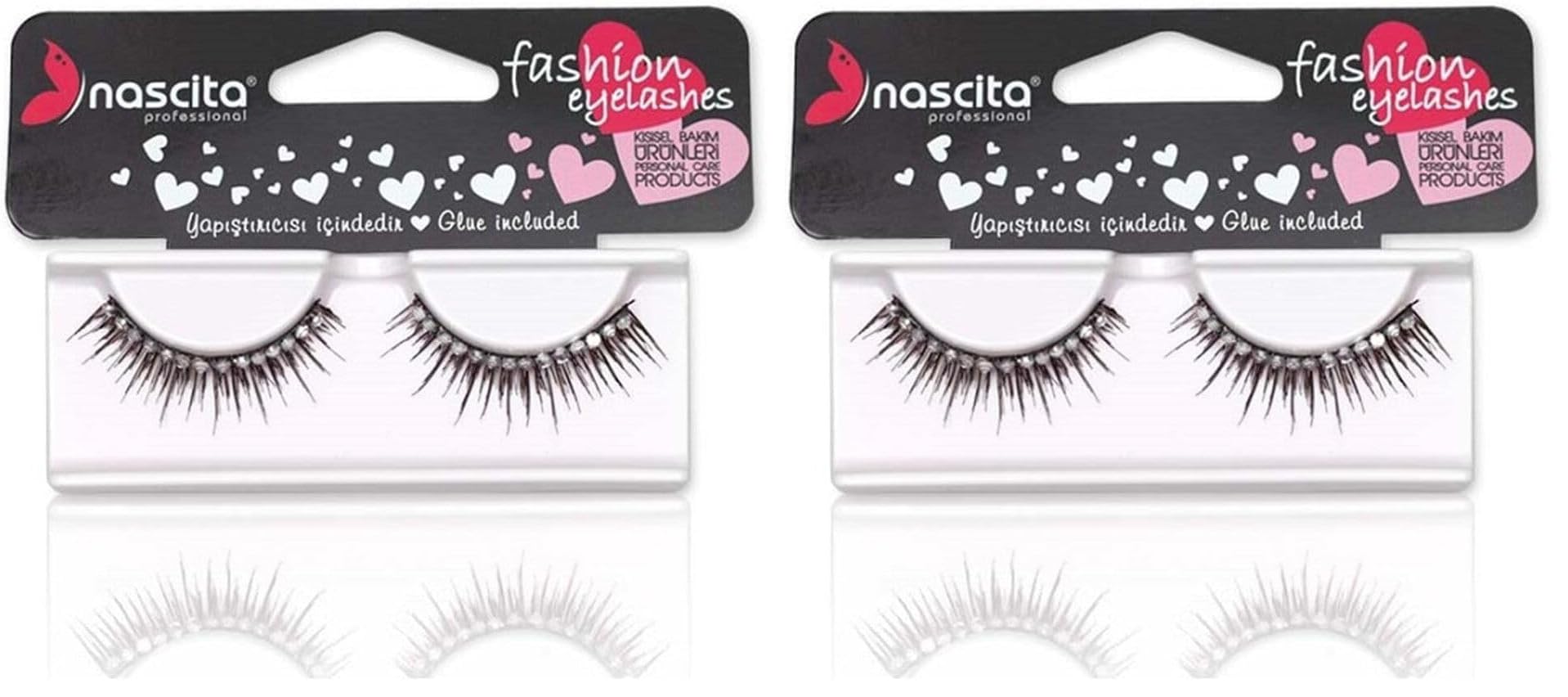 Nascita Taşlı Takma Kirpik 2li paket