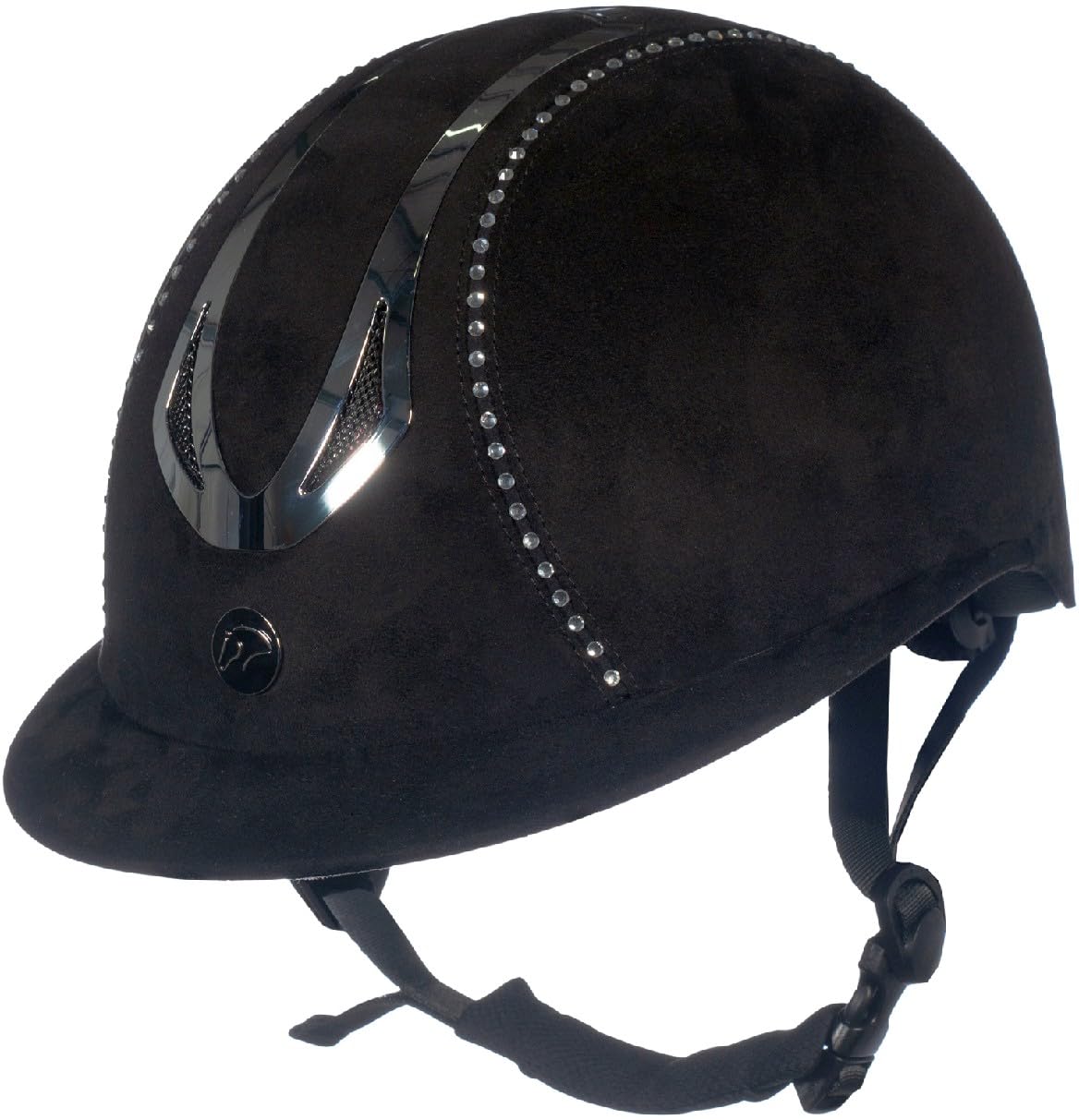 HKM Illusion Diamond Casco de Montar Negro M