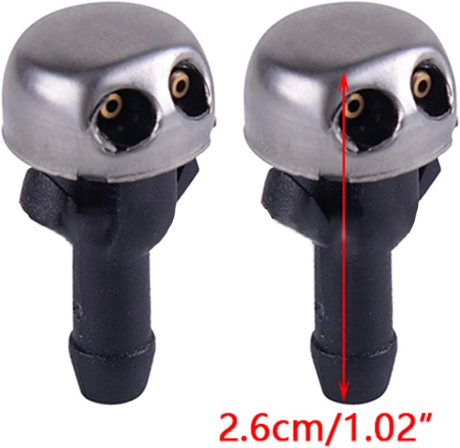 car accessories Replacement for Benz For W123 Front Car Windshield Wiper Washer Spray Nozzle Car Accessories 2Pcs A1078600147 1078600147
