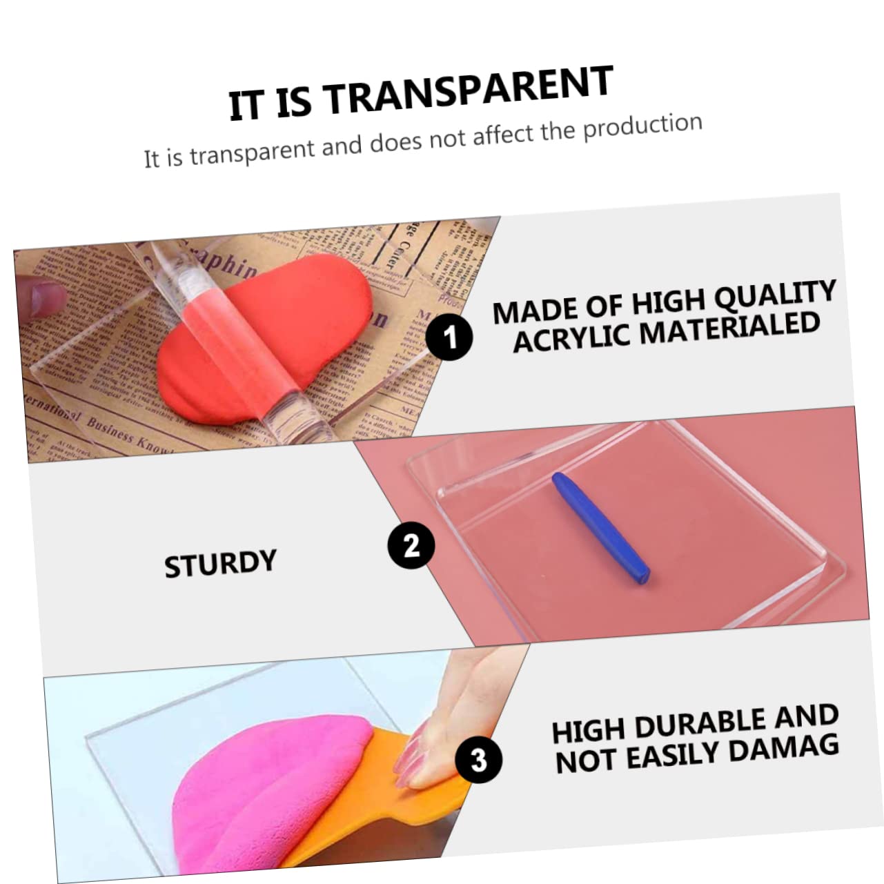 Gadpiparty 1Set Clay Sculpting Tools Ultra Light Modelling Clay Accessories for Projects Includes Pressing Tools and Solid Hollow