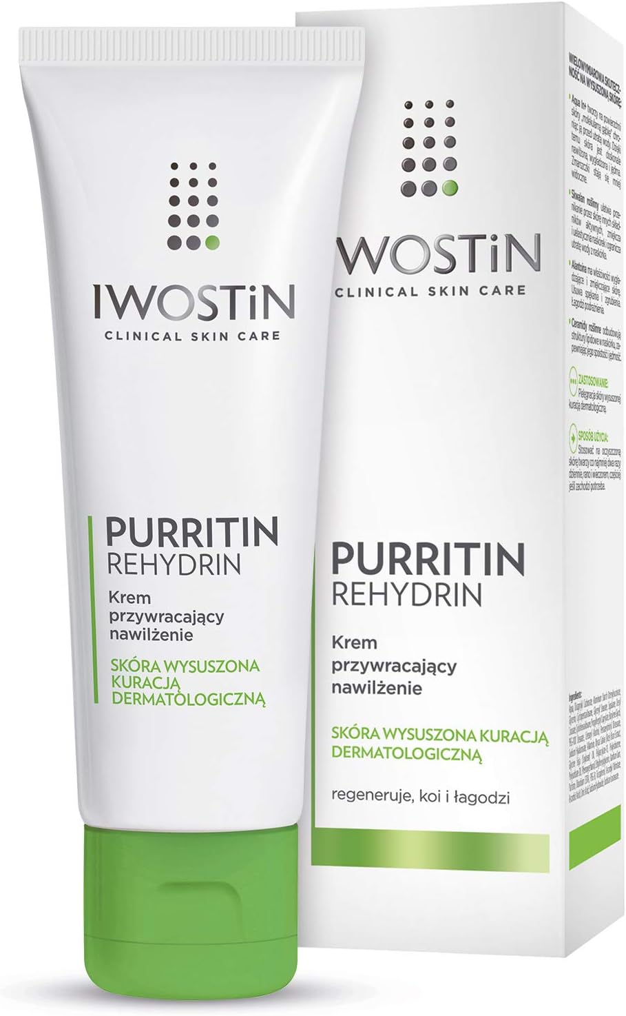 Iwostin Purritin Rehydrin Face Cream Rehydrating 40ml