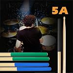 3 Pairs Drum Sticks 5A – Lightweight Balanced for Drumming Lessons, Band Performances Non-Slip Handles Drumsticks for Professionals and Durable Practice Sticks for Drum Set (3 colors)