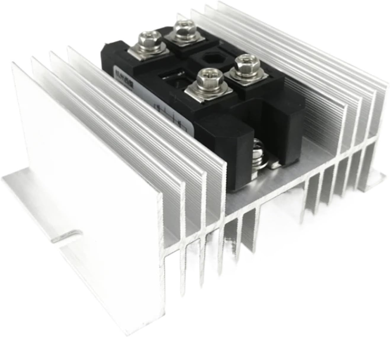 1PCS MDQ100A1600V Single-phase Rectifier Bridge 12V 24V 36V 48V 220V 480V AC-DC Module 100Amp 1600V Diode Rectifier(Radiator HS2095)
