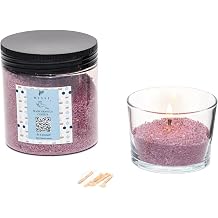 Black Orchid Kokulu Lila Yarat c   nci Tozu Mum 30 adet fitil ile birlikte-250 gr