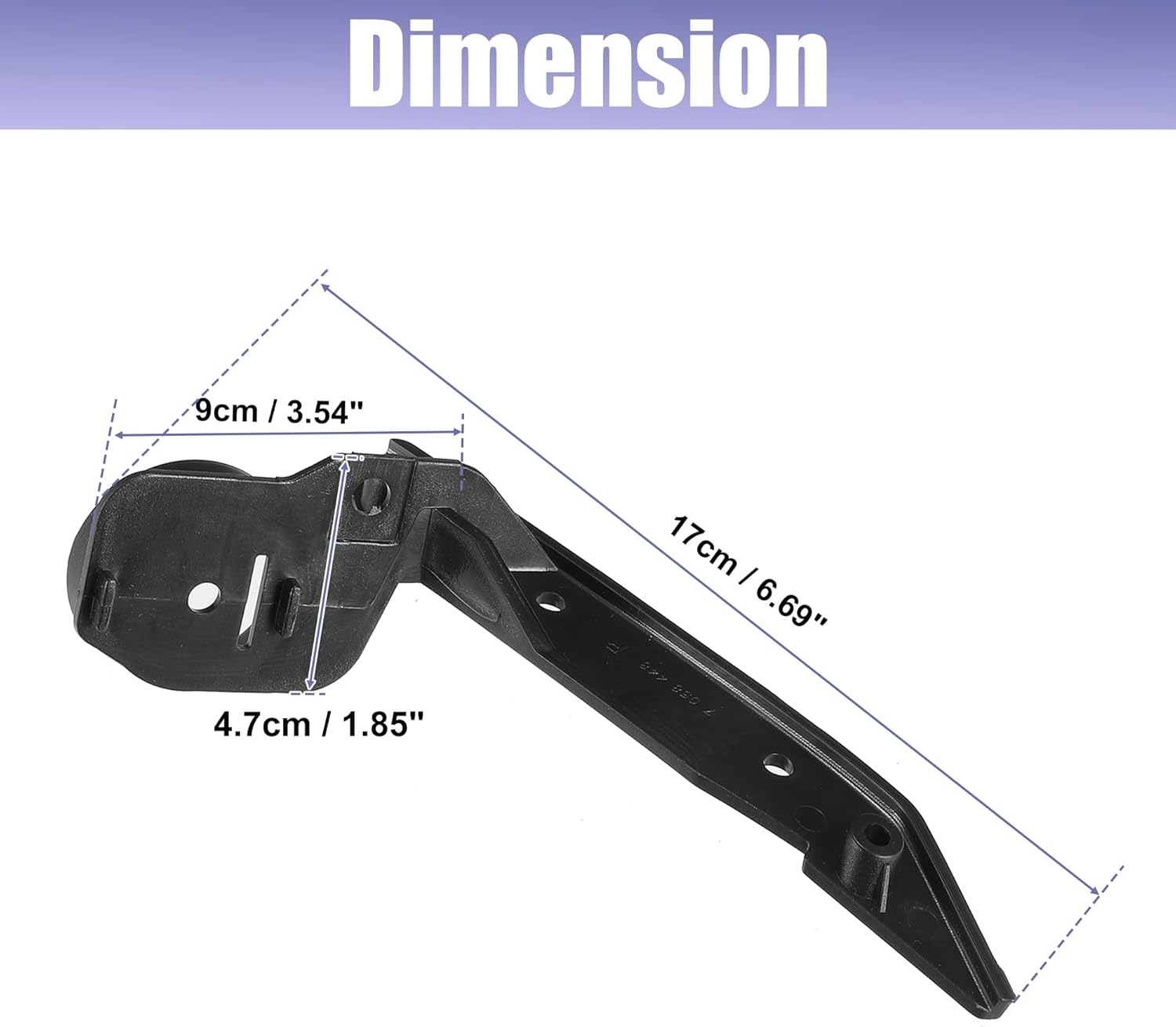 X AUTOHAUX 1 Pair Left and Right Side Front Bumper Mounting Support Bracket No.51117058447/51117058448 for BMW 325i 325xi 328i XDrive 330i 335i XDrive 335xi