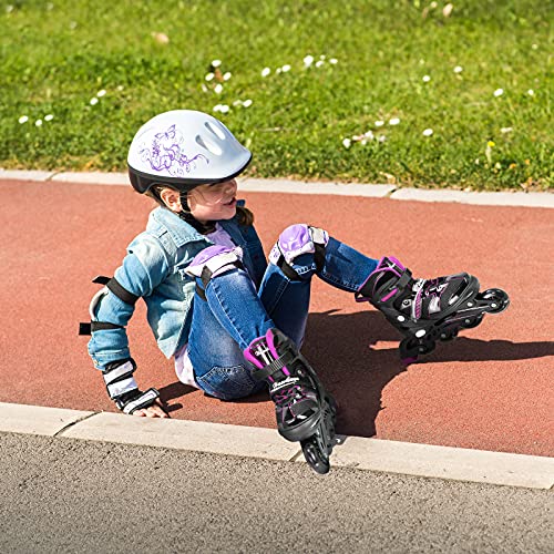 Hawkeye Inline Skates for Kids and Adults with Light Up Wheels, Adjustable Roller Skates for Boys Girls and Youth, Men and Women - Thumbnail 7