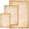20 Sheets Motif Letter Paper! Antique & History Vintage DIN A4 - Paper-Media