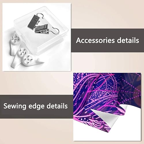 Miniatura 7 de OCUSOHEN Tapiz de siete chakras, diseño de mandala, colorido tapiz bohemio para yoga, meditación, tapiz colgante de pared para dormitorio,