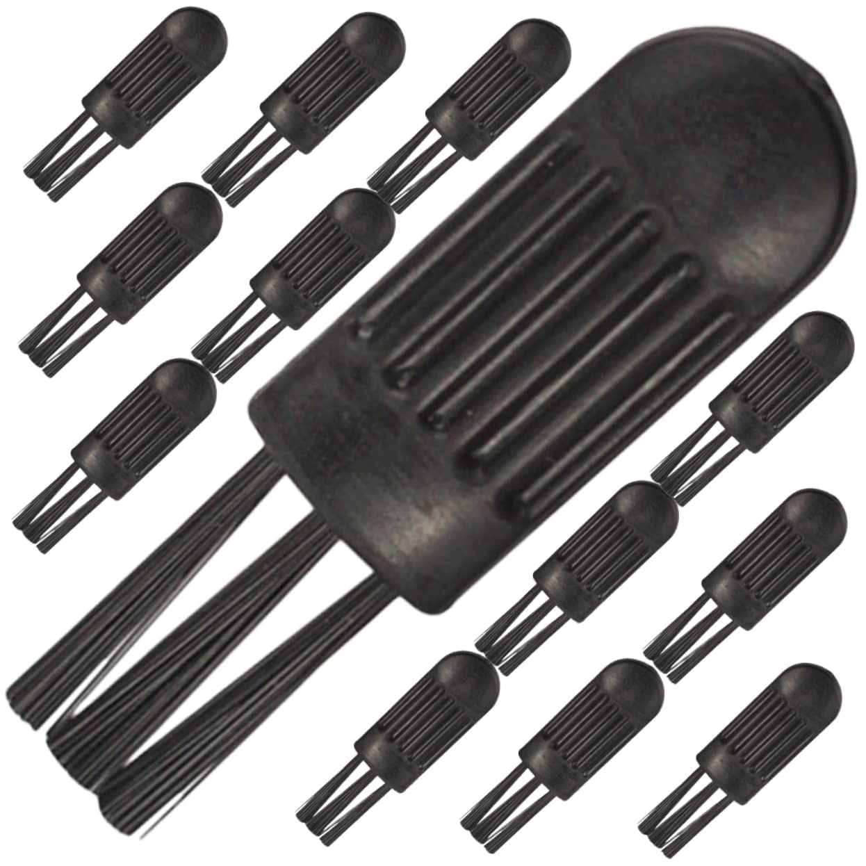 IWOWHERO 100Pcs Portable Razor Cleaner Brush for Electric Shaver and Nose Hair Trimmer Ergonomic Mini Cleaning Tool Durable and Travel Friendly for Home Use