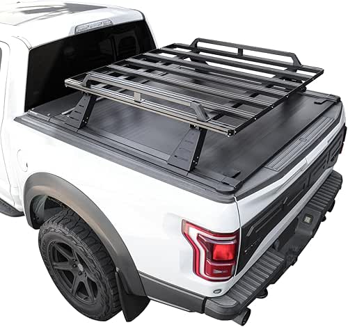Syneticusa MR Retractable Hard Truck Bed Tonneau Cover with Storage