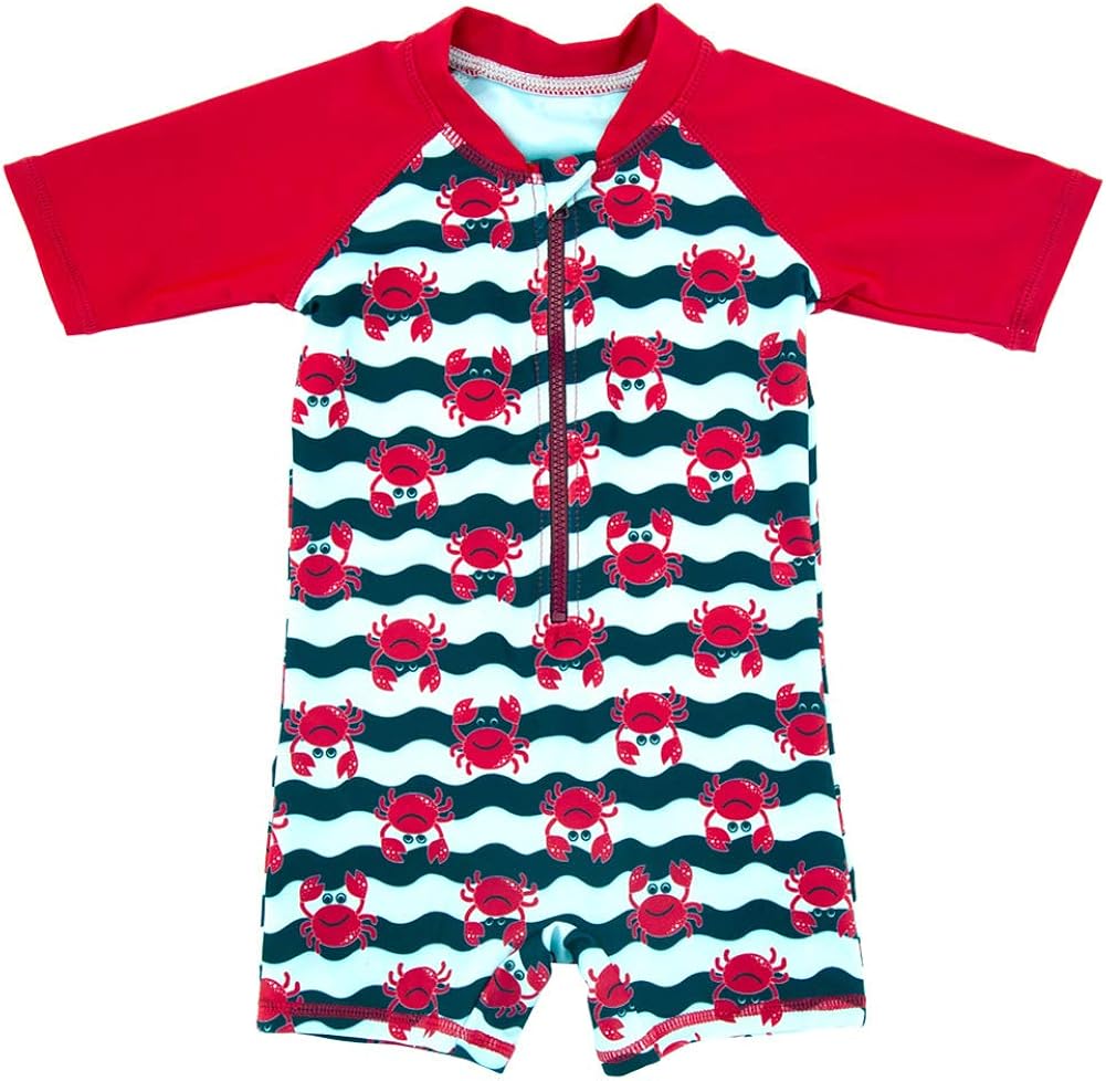 Taitaibaby Baby Boy Swimsuit Toddler One Pr Rash Sun Guard Bargain Piece