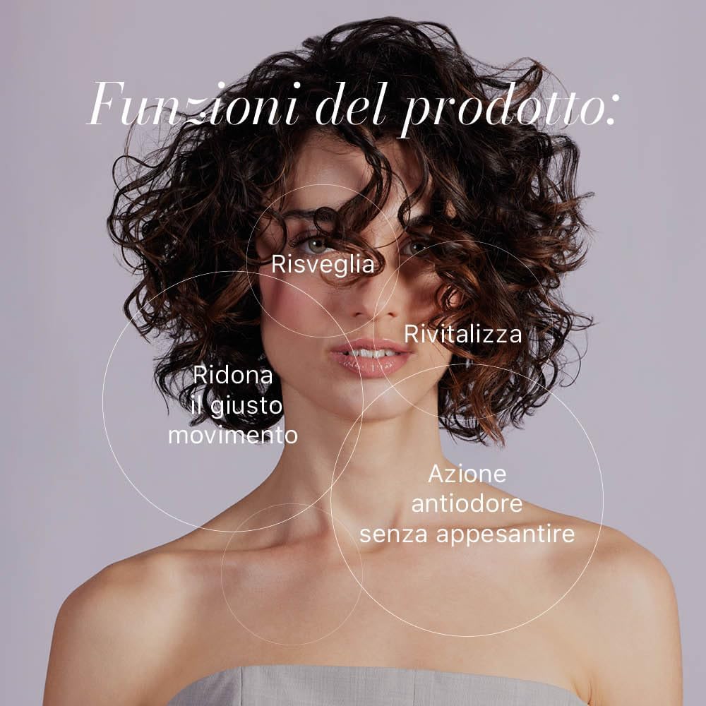 Monacelli Tonico Ricci 150ml, Effetto Memoria, risveglia e rivitalizza i capelli, lozione rivitalizzante per capelli ricci, con effetto idratante, setoso e lucidante