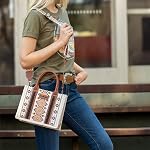 Sac fourre-tout Wrangler Aztec pour femmes, sac à main et sac à bandoulière boho western