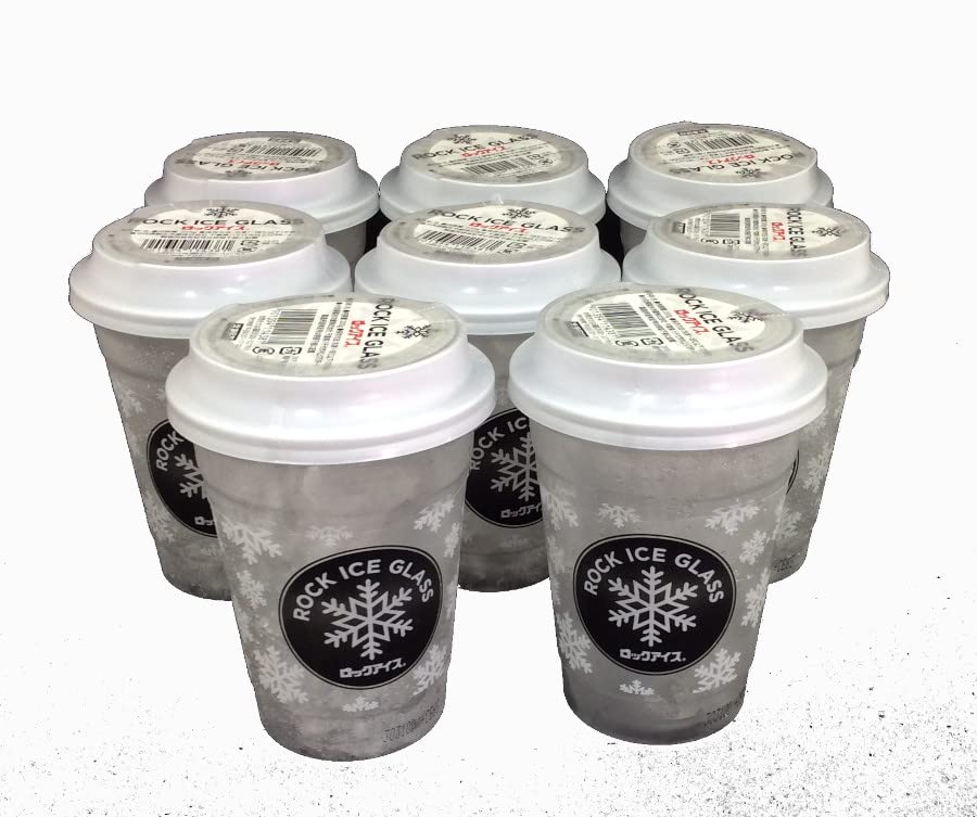 Amazon.co.jp: ロックアイス・グラス 200g ×8個 : 食品・飲料・お酒