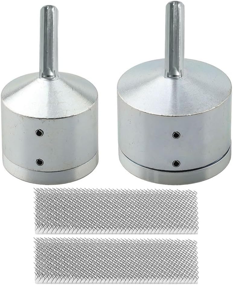 2PCS Pipe Cleaner Brush Set 15mm & 22mm Drill, Tube Cleaning Brushes with Spare Heads Plumbing Welding Deburring(15MM+22MM)