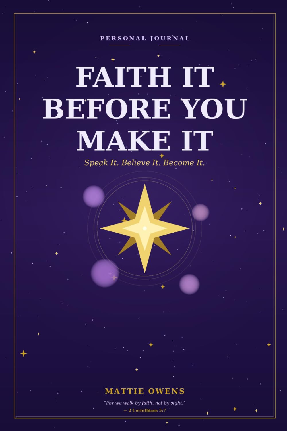 FAITH IT, BEFORE YOU MAKE IT: Speak it, Believe It, Become It