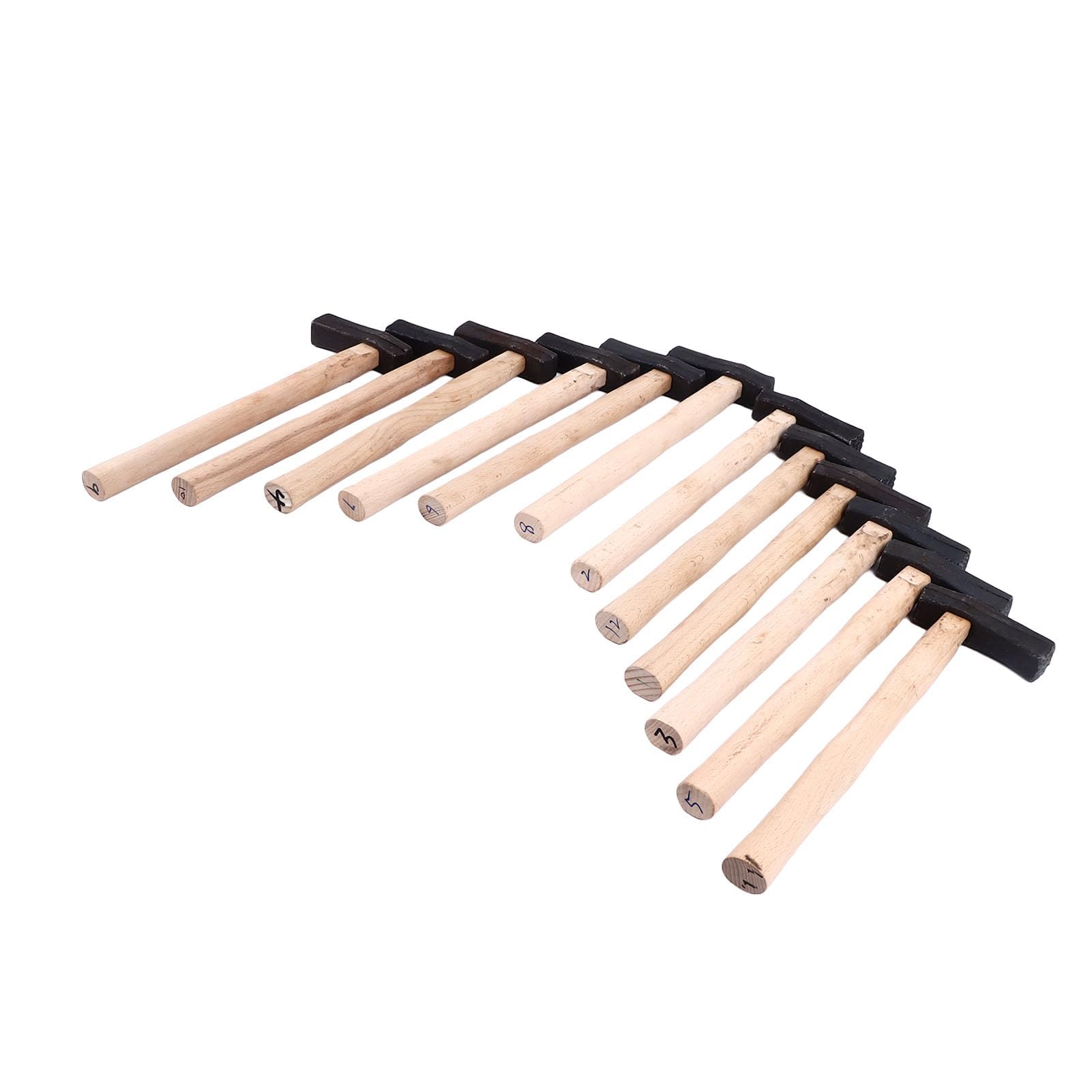 Ejoyous Młot tekstury DIY, ergonomiczne narzędzie do formowania metalu dla złotego srebra miedzianego aluminium rzemieślników, z 12 wzorami, odpowiednie do kształtowania bloków i
