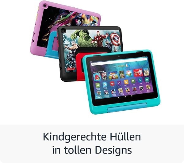 Amazon Fire HD 8 Kids Pro-Tablet (Neueste Generation), für Kinder von 6-12 J. | 3 GB RAM, 8-Zoll-HD-Bildschirm, werbefreie Inhalte, Kindersicherung, 13 Std. Akkulaufzeit, 32 GB, Löwen-Design (2024) - 5