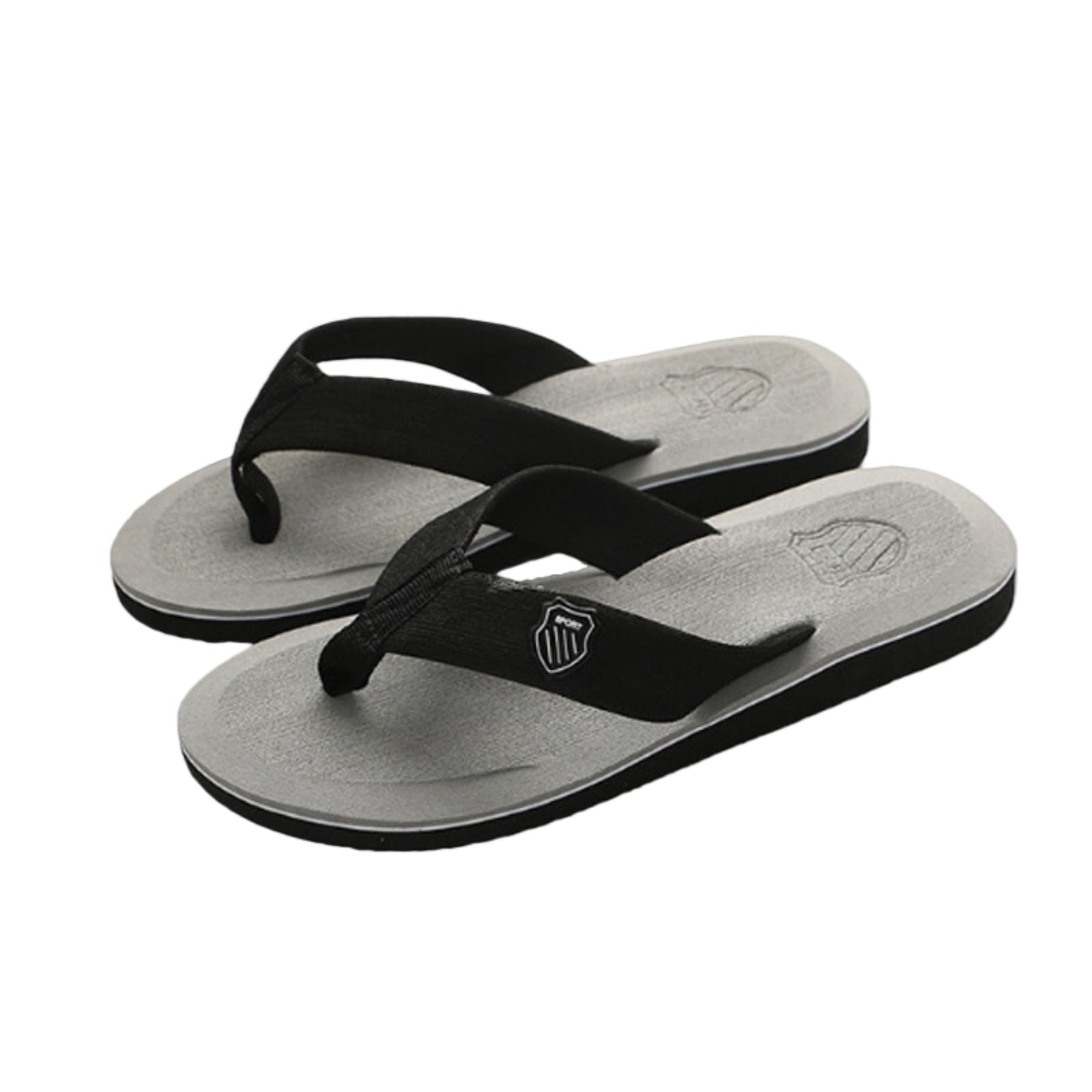 Tongs d'été hommes antidérapantes avec semelle souple flat