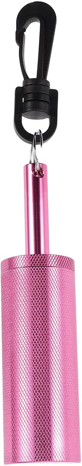 POPETPOP Scuba Diving Safety Rattle Stick with Quick-Release Clip and Rust Resistant Aluminum Alloy Construction Underwater Noise Maker Signal Bell for Dive Communication and Marine Life