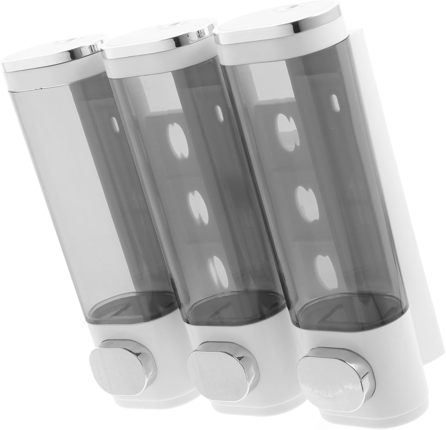 PRETYZOOM Wall-Mounted Soap Dispenser Shampoo Soap Holder for Bathroom No Leakage Wall-Mounted for Shower Room