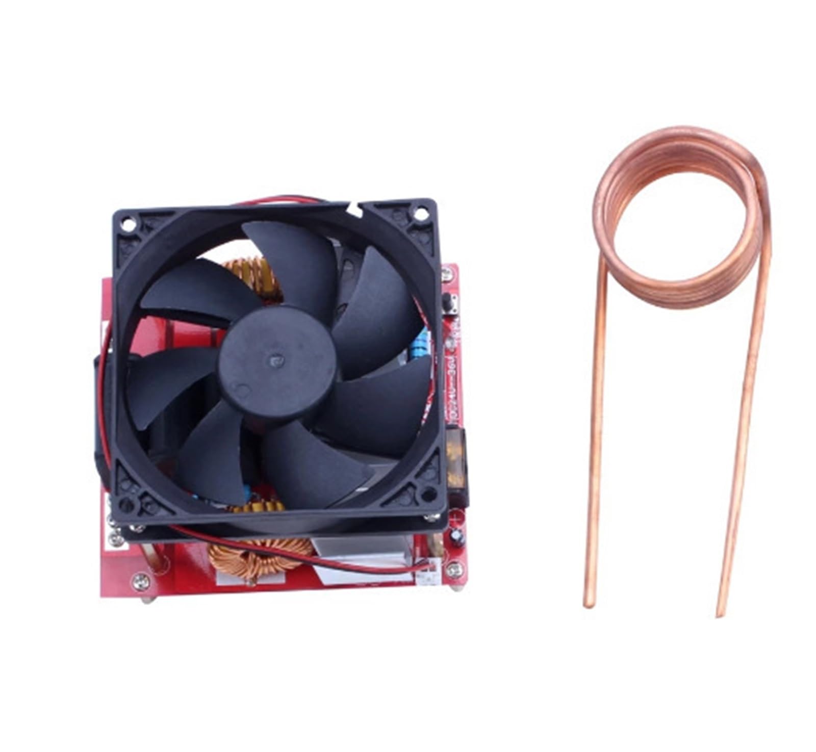 Calentador De Inducción DC 24-36V ZVS, Placa Calefactora, Bobina, Tubo Cobre, Controlador Flyback, Encendido Enfriamiento Recocido DIY