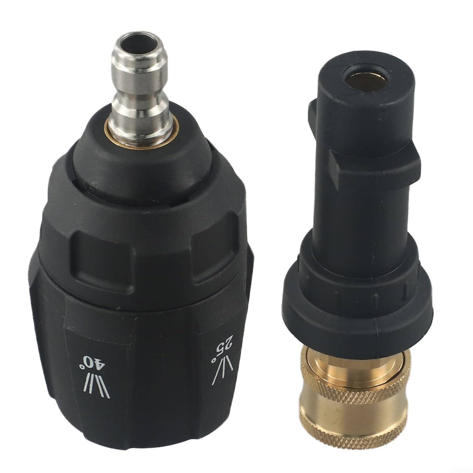 Puntas de boquilla de pulverización para lavadora a presión para modelos Karcher K2, K3, K4, K5 y K6, adaptador de conector rápido de 1/4 pulgadas, accesorios de lavadora a presión 5 en 1