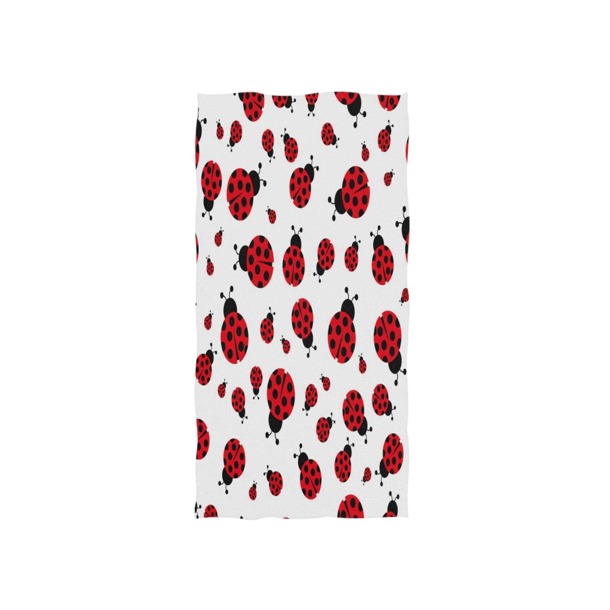HUYGD Funny Ladybug Ladybird Soft Bath Hotel Spa Hand Gym Sport Towel 76 x 38 cm(30 x 15 Inches)